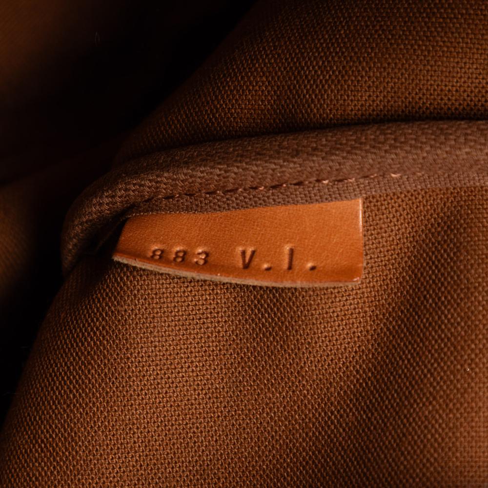 Louis Vuitton B Louis Vuitton Brown Monogram Canvas Fabric Monogram Saumur 35 France