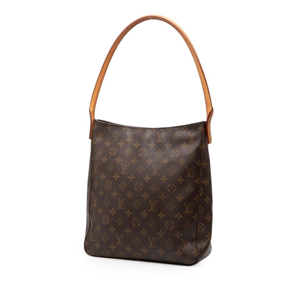 Louis Vuitton B Louis Vuitton Brown Monogram Canvas Fabric Monogram Looping GM France