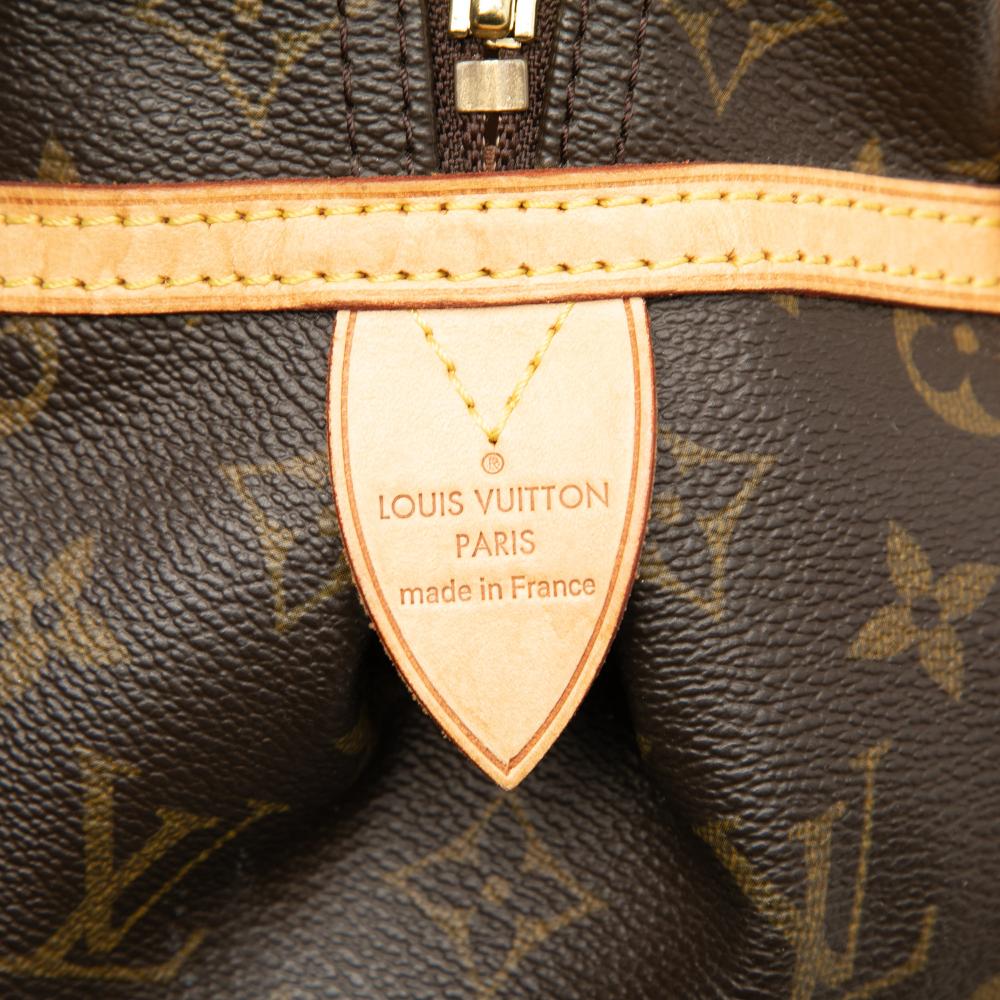 Louis Vuitton B Louis Vuitton Brown Monogram Canvas Fabric Monogram Montorgueil PM France