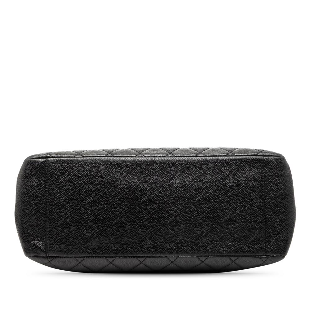 Chanel B Chanel Black Caviar Leather Leather Caviar Grand Shopping Tote Italy