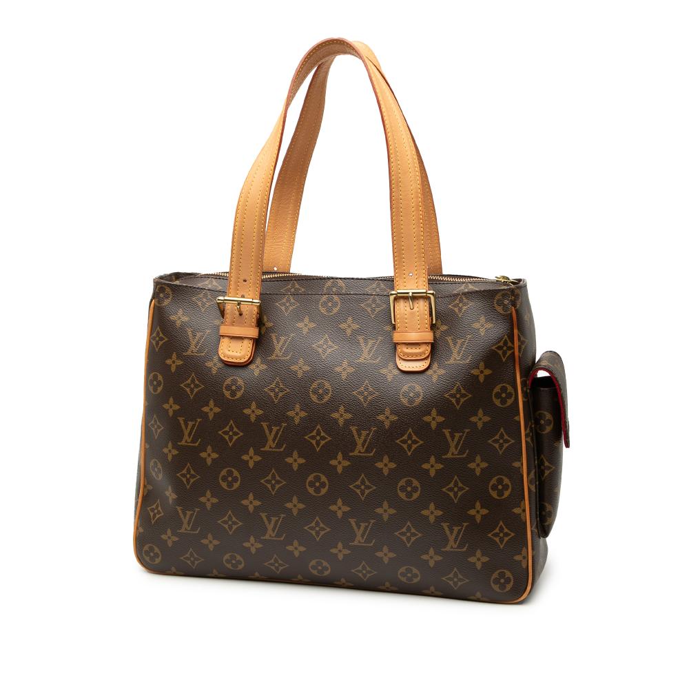Louis Vuitton B Louis Vuitton Brown Monogram Canvas Fabric Monogram Multipli Cite France