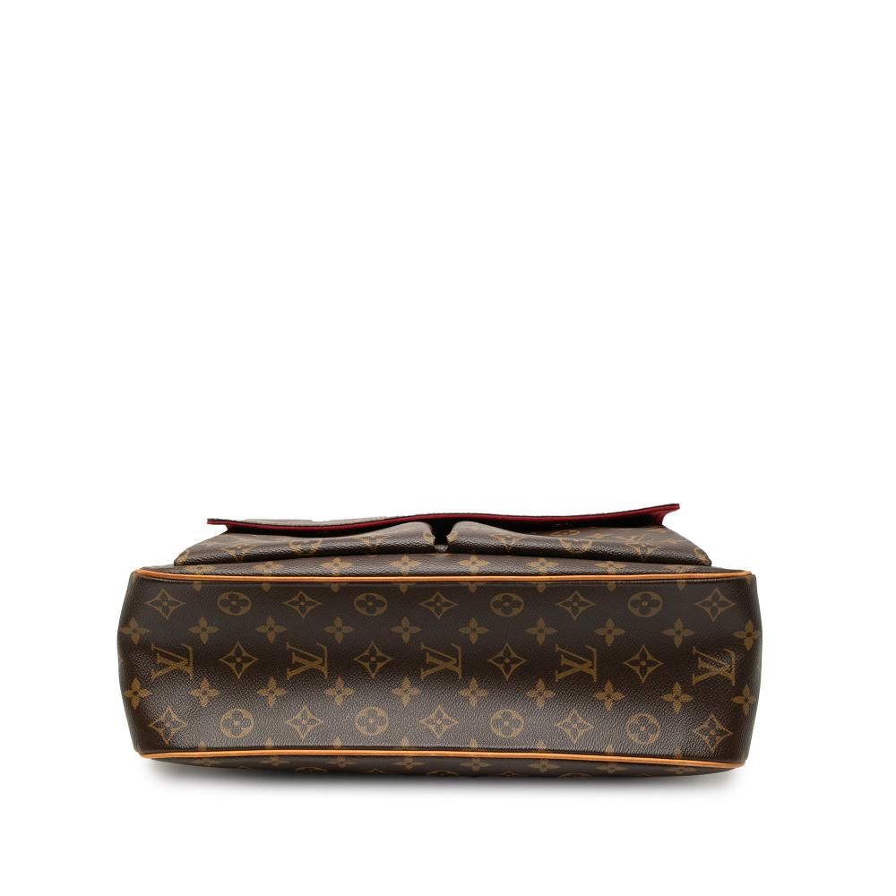 Louis Vuitton B Louis Vuitton Brown Monogram Canvas Fabric Monogram Multipli Cite France