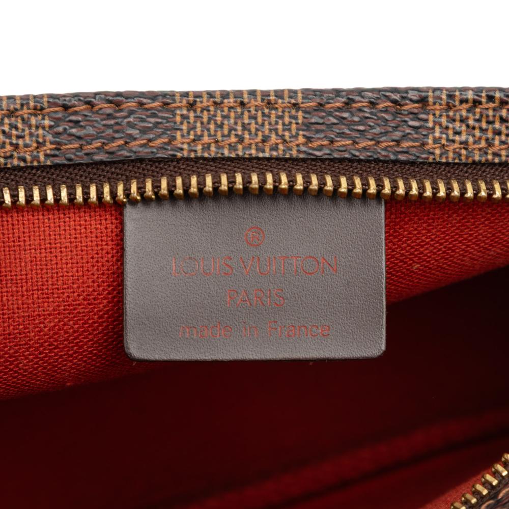 Louis Vuitton B Louis Vuitton Brown Damier Canvas Fabric Damier Ebene Navona France
