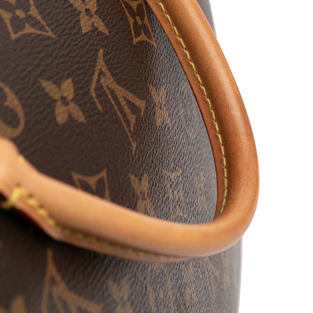 Louis Vuitton B Louis Vuitton Brown with Red Monogram Canvas Fabric Monogram Marignan France