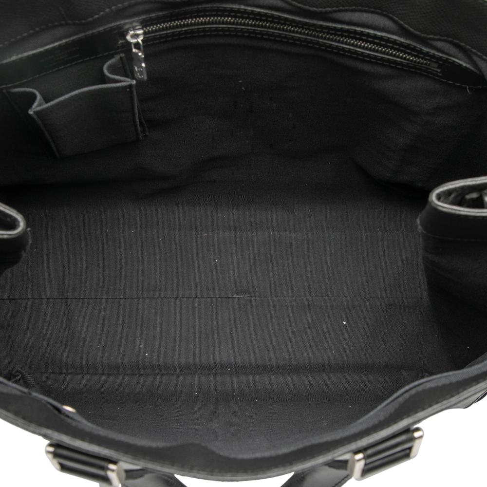 Louis Vuitton B Louis Vuitton Black Taiga Leather Leather Taiga Kasbek GM France