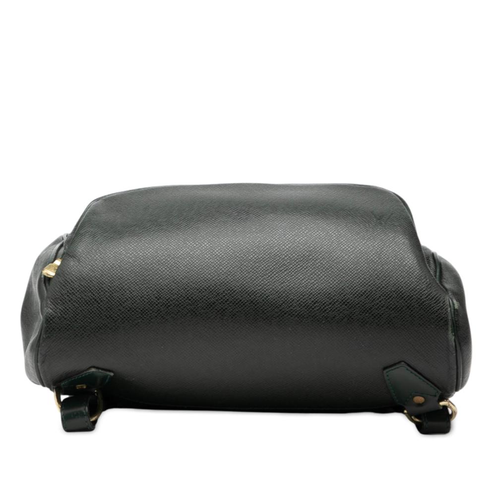 Louis Vuitton B Louis Vuitton Green Dark Green Taiga Leather Leather Taiga Cassiar France