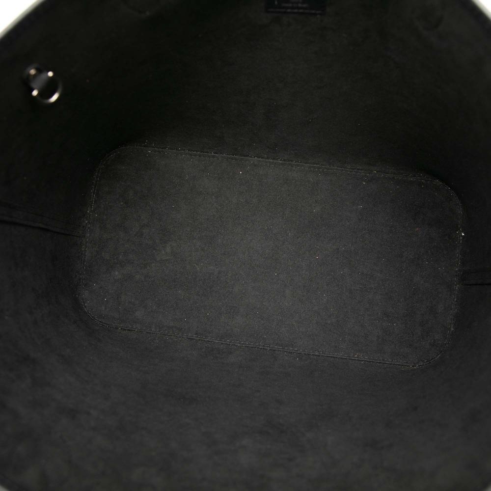 Louis Vuitton B Louis Vuitton Blue with Black Epi Leather Leather Epi Denim Neverfull MM Spain