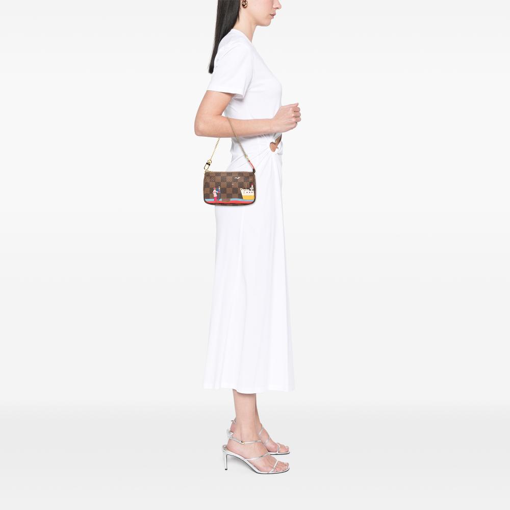 Louis Vuitton Brown Damier Ebene Transatlantic Cruises Mini Pochette Accessoires France