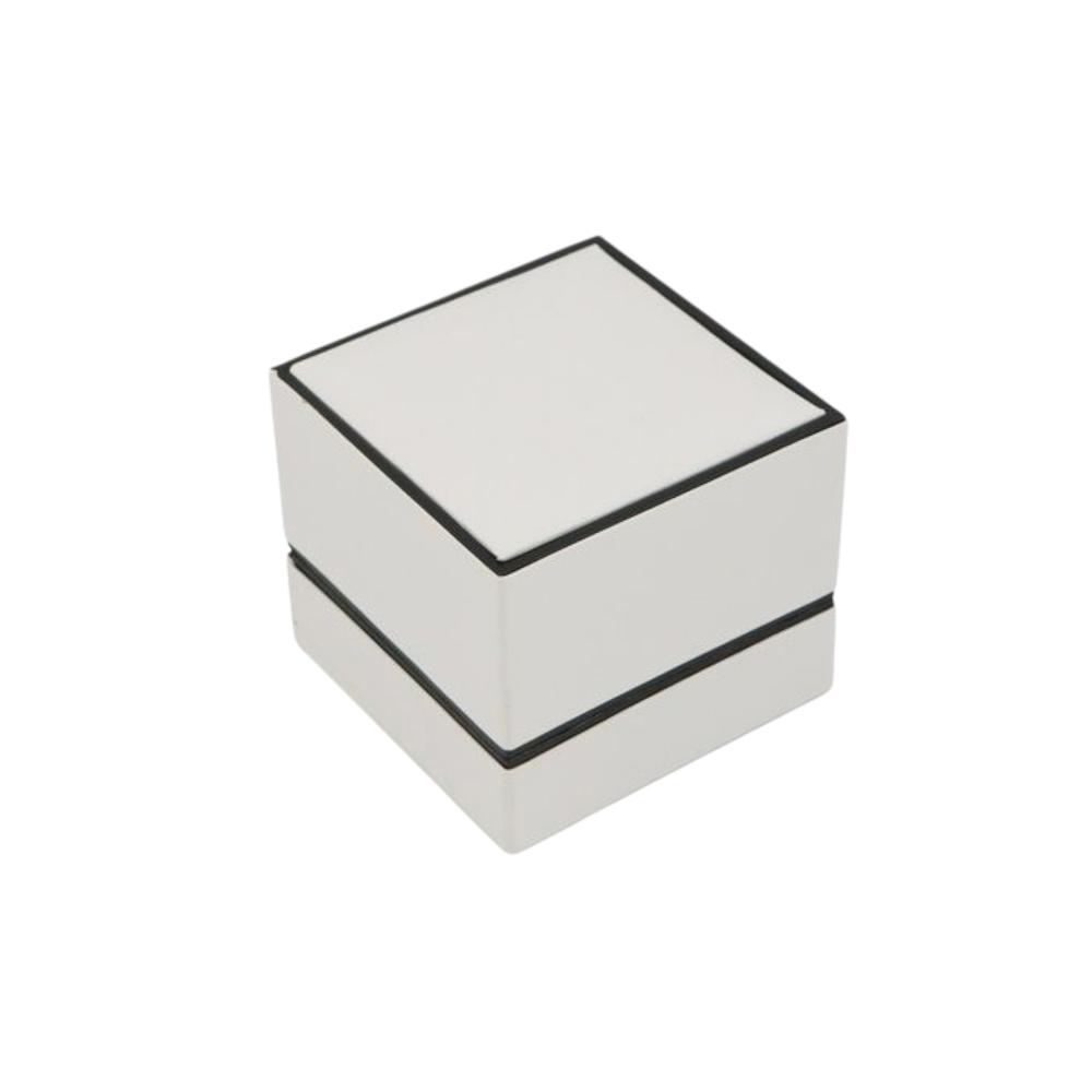 Chanel AB Chanel Silver Silver Plated Metal CC Crystal Butterfly Push Back Earrings Italy