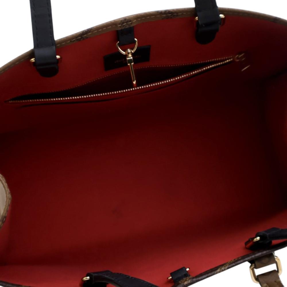 Louis Vuitton AB Louis Vuitton Brown Monogram Canvas Fabric Monogram Reverse Giant OnTheGo MM France