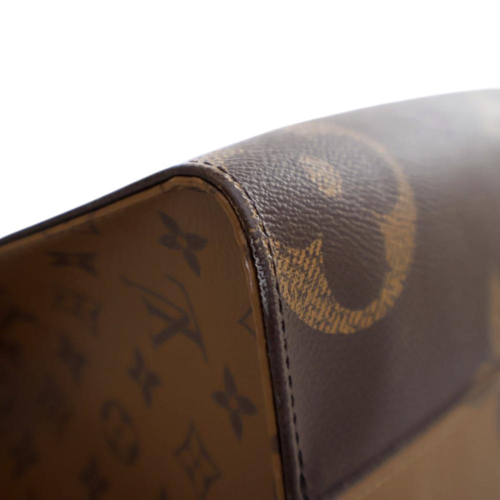 Louis Vuitton AB Louis Vuitton Brown Monogram Canvas Fabric Monogram Reverse Giant OnTheGo MM France