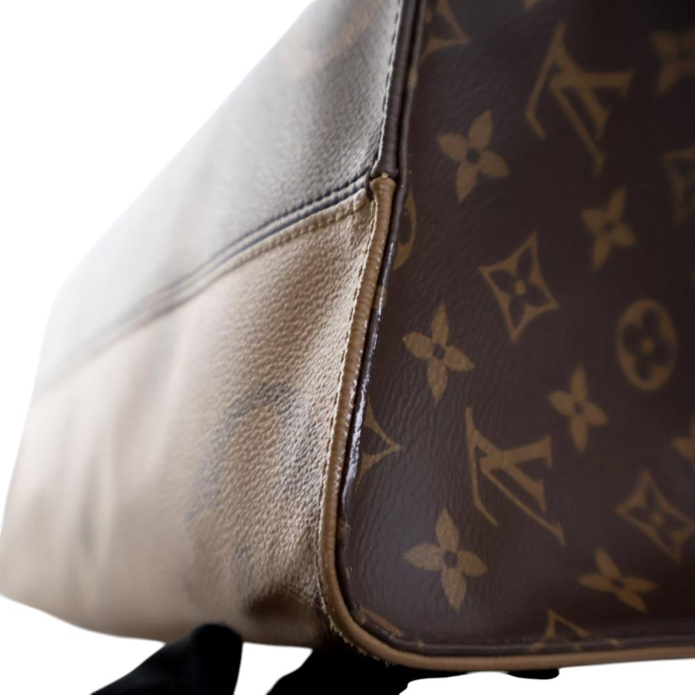 Louis Vuitton AB Louis Vuitton Brown Monogram Canvas Fabric Monogram Reverse Giant OnTheGo MM France