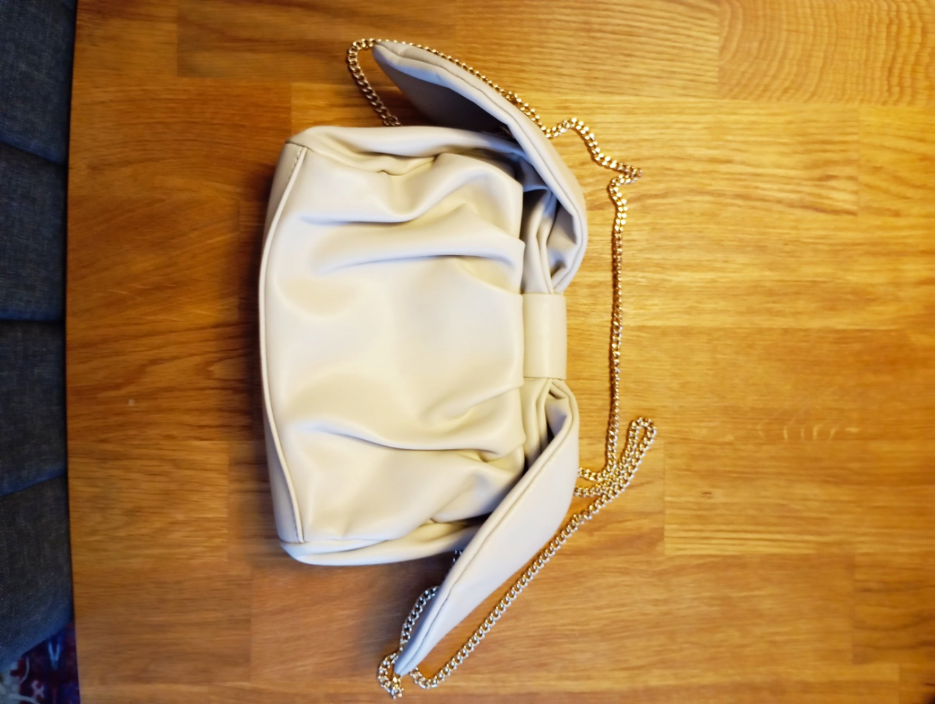 Love Moschino Eco Leather Bow Handle Shoulder Bag