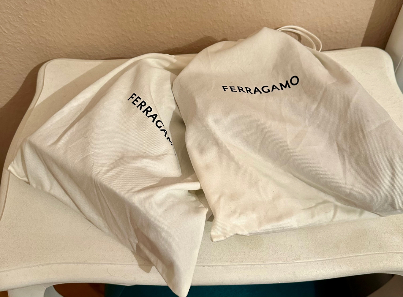 Ferragamo Black lace-up combat boots