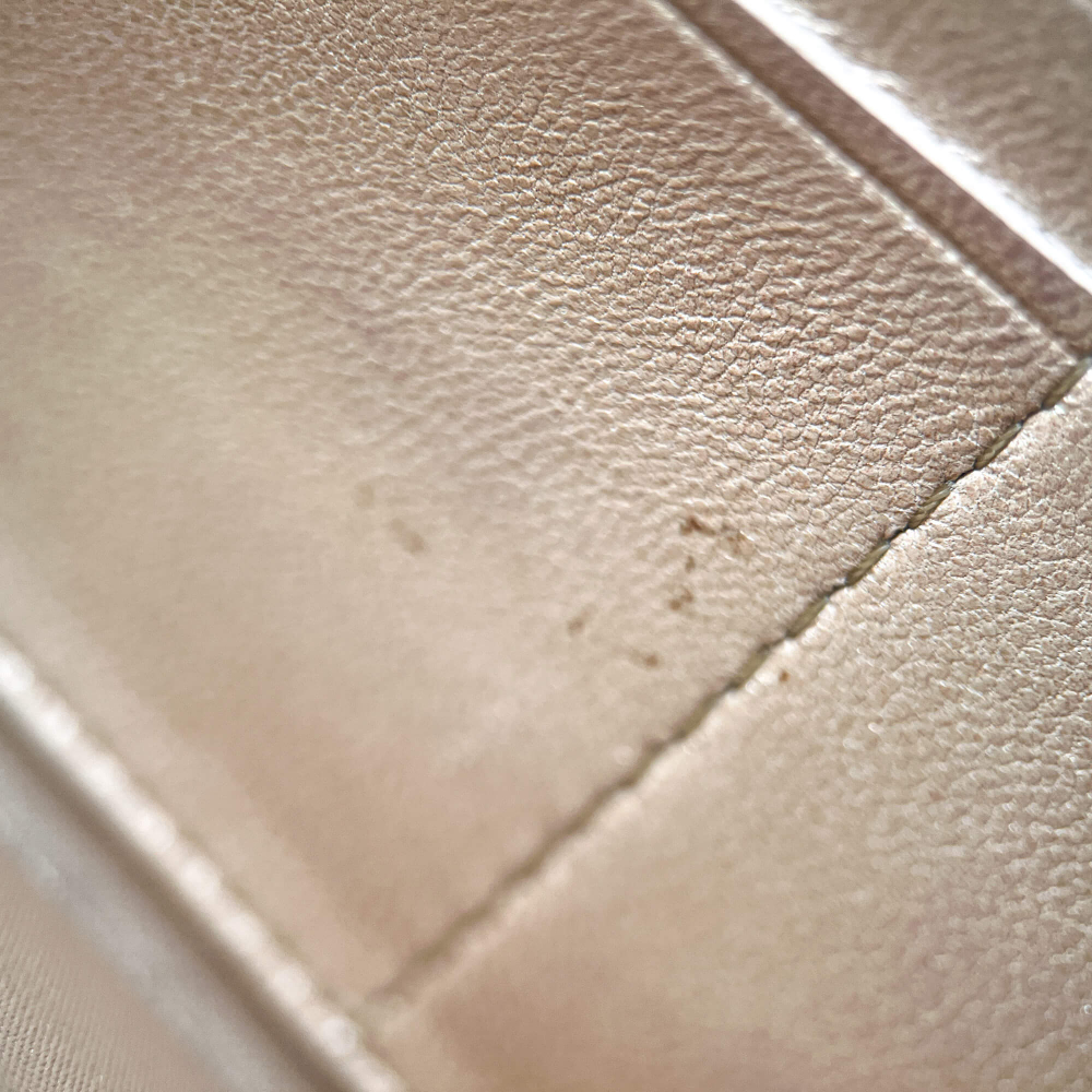 Chanel Camellia Lambskin Leather Embossed Long Flap Wallet Grey