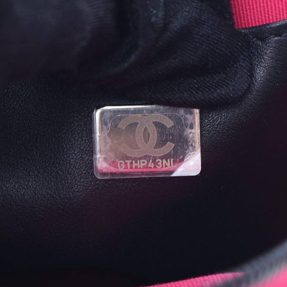 Chanel AB Chanel Pink Satin Fabric Quilted Walk Of Fame Star Crossbody France