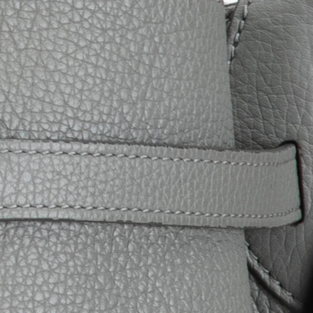 Celine B Celine Brown Beige Calf Leather Big Bag Bucket Italy