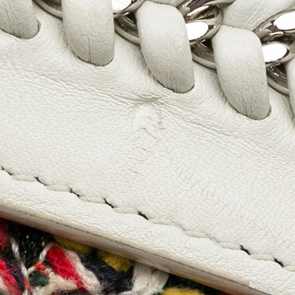 Chanel B Chanel Red with White Tweed Fabric Street Allure Camera Bag Italy