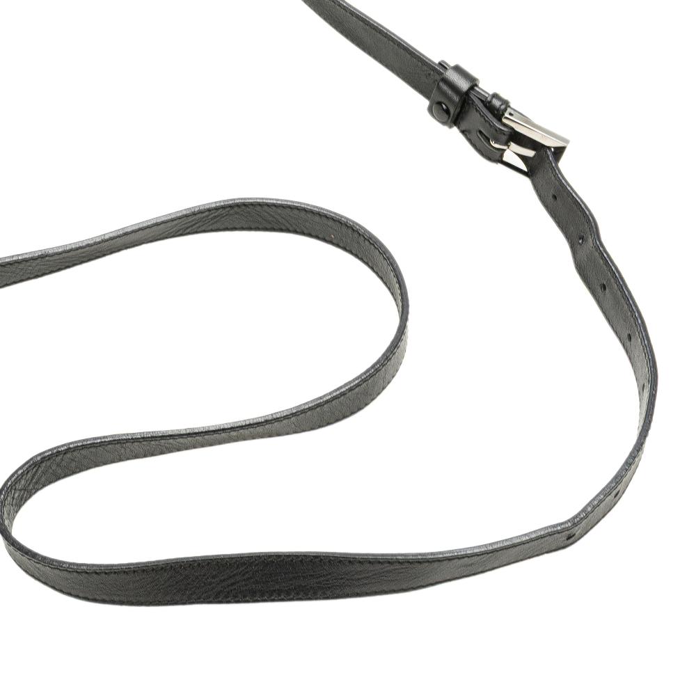 Fendi B Fendi Black Canvas Fabric Zucchino Crossbody Italy