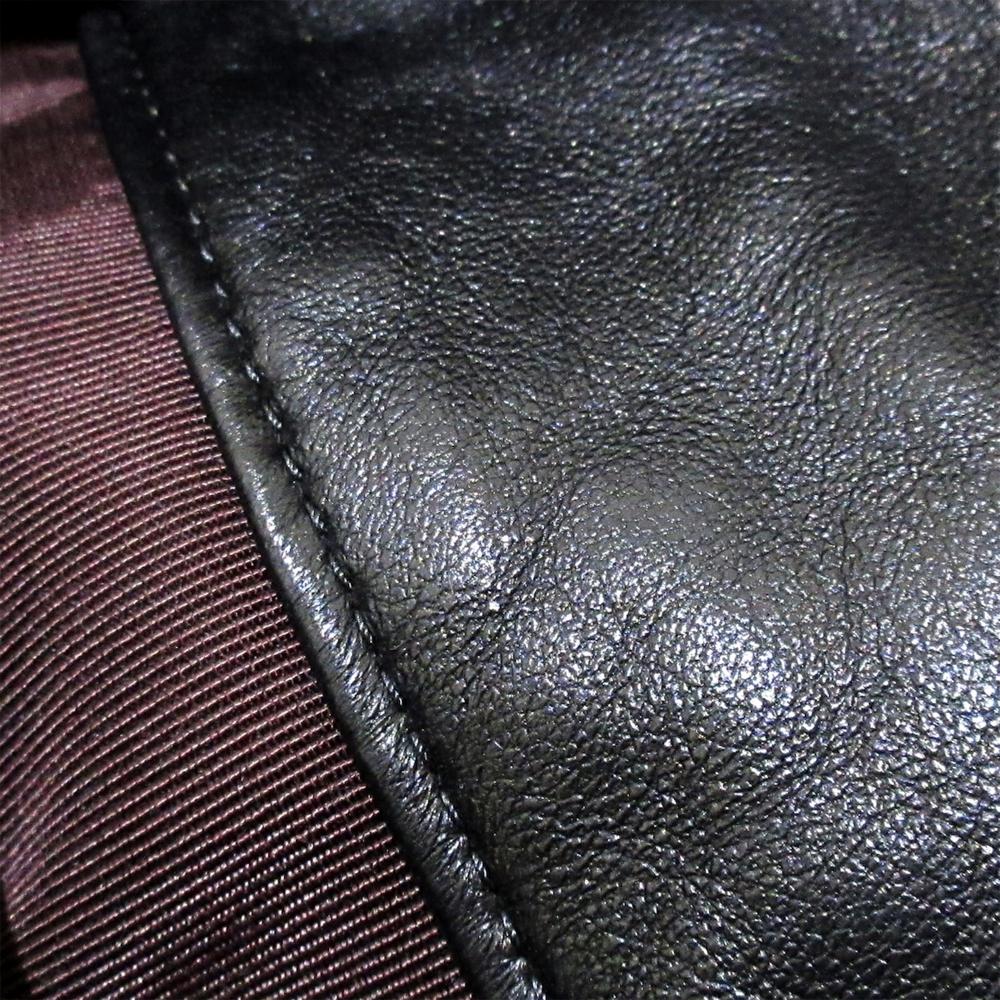 Chanel B Chanel Black Lambskin Leather Leather CC Bucket France