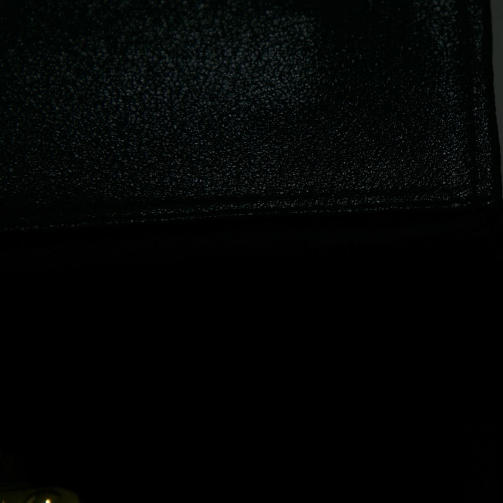 Fendi B Fendi Black Velvet Fabric Push Lock Box Satchel Italy