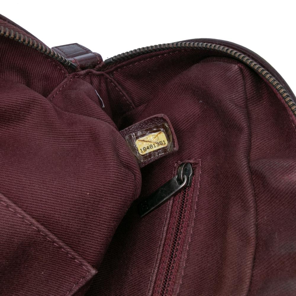 Chanel B Chanel Red Burgundy Calf Leather Jumbo Quilted Aged skin New Portobello Flap Italy