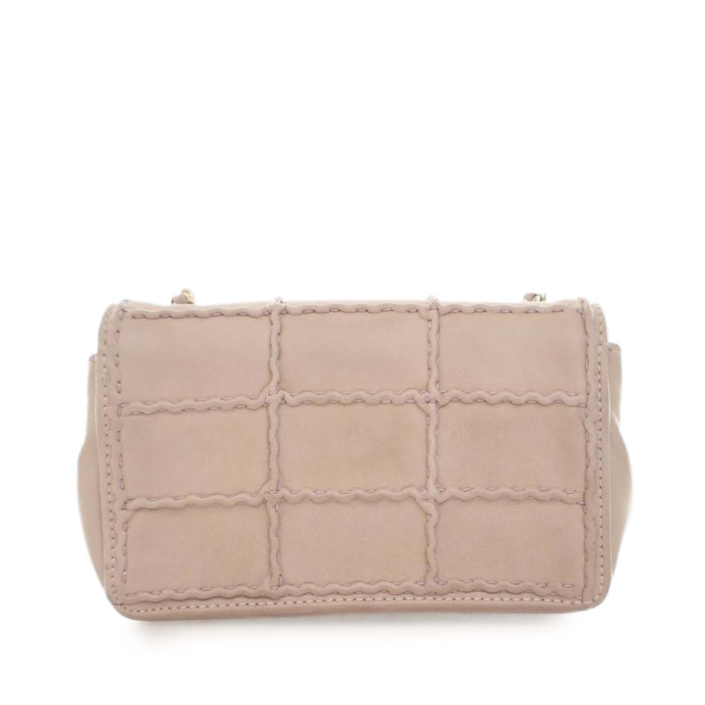 Chanel Brown Mini Reissue 2.55 Iridescent Lambskin Stitched Single Flap France