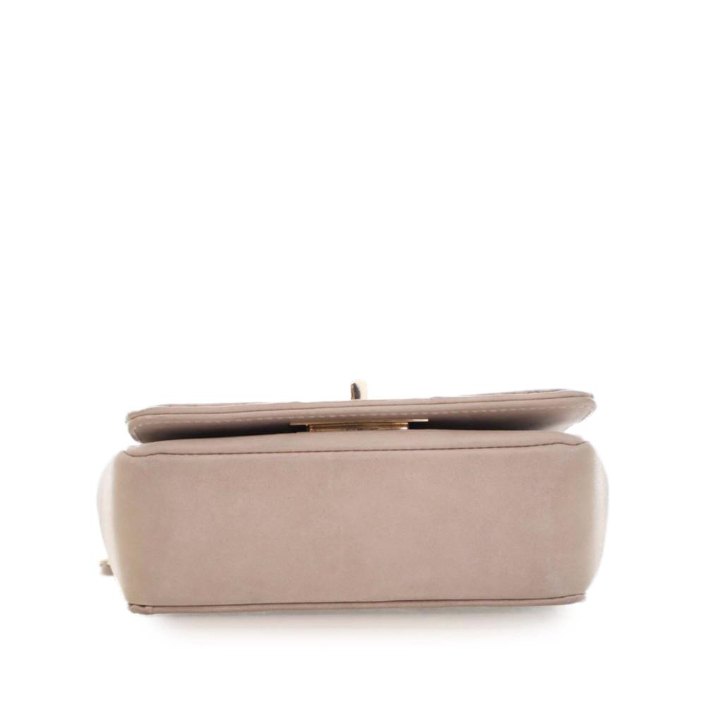 Chanel Brown Mini Reissue 2.55 Iridescent Lambskin Stitched Single Flap France