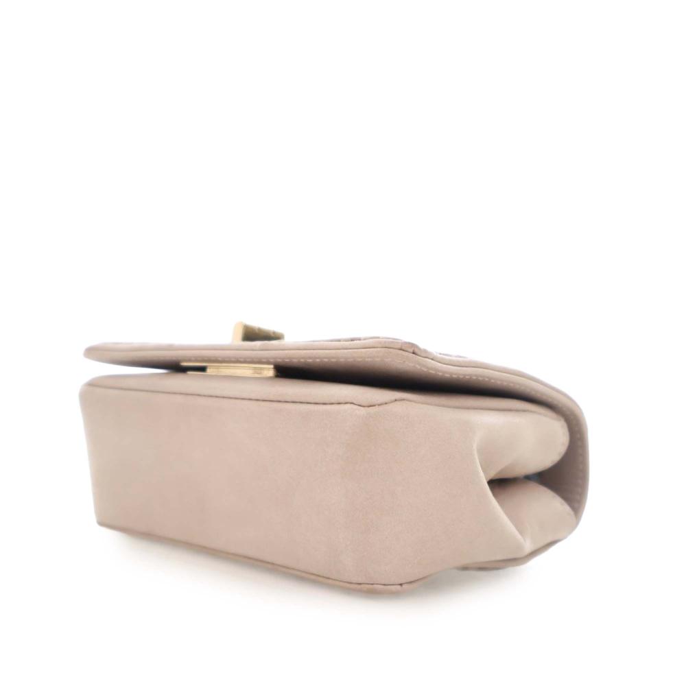 Chanel Brown Mini Reissue 2.55 Iridescent Lambskin Stitched Single Flap France