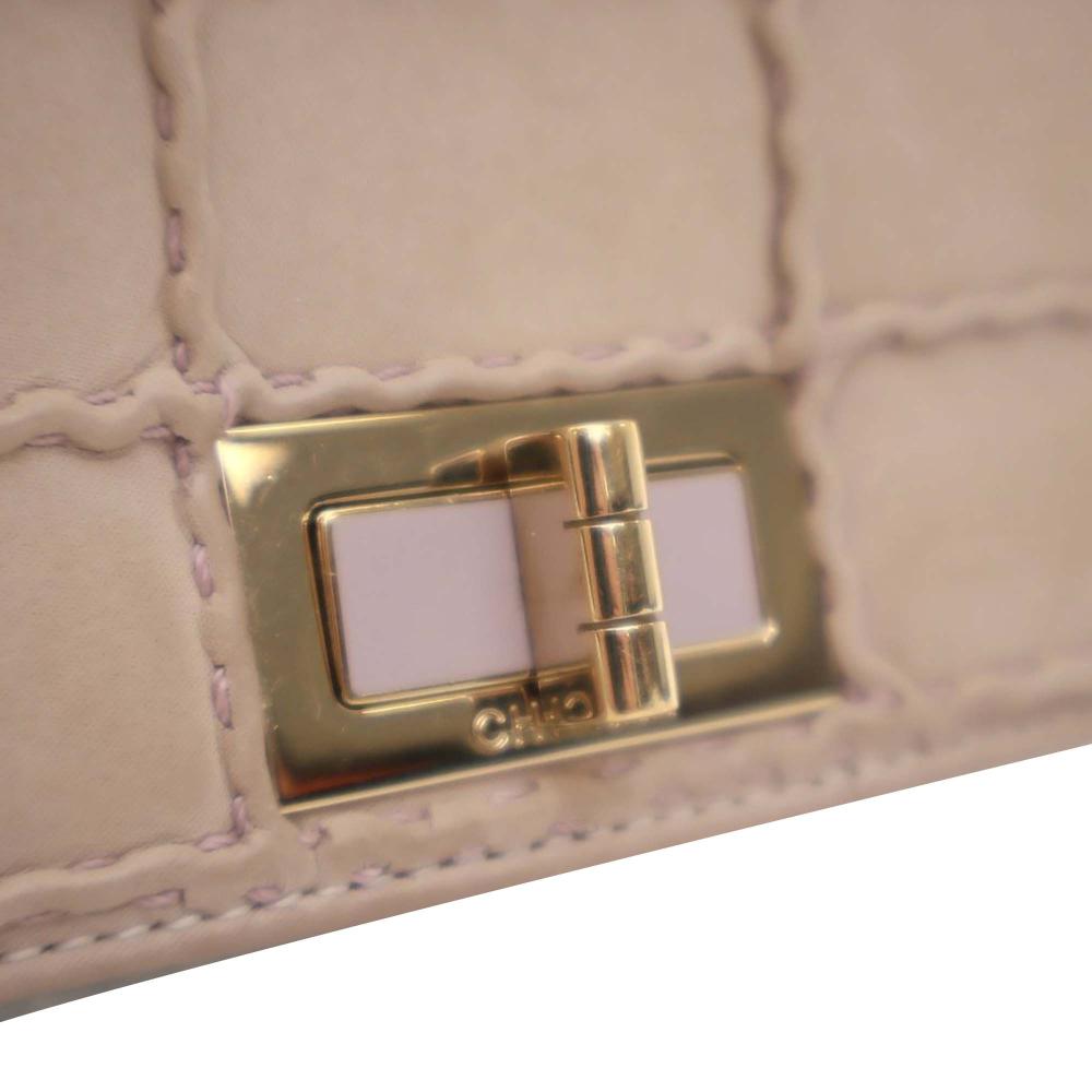 Chanel Brown Mini Reissue 2.55 Iridescent Lambskin Stitched Single Flap France