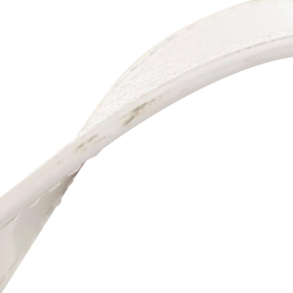 Bottega Veneta AB Bottega Veneta White Calf Leather Brushed skin Cradle Fold Over Shoulder Bag Italy