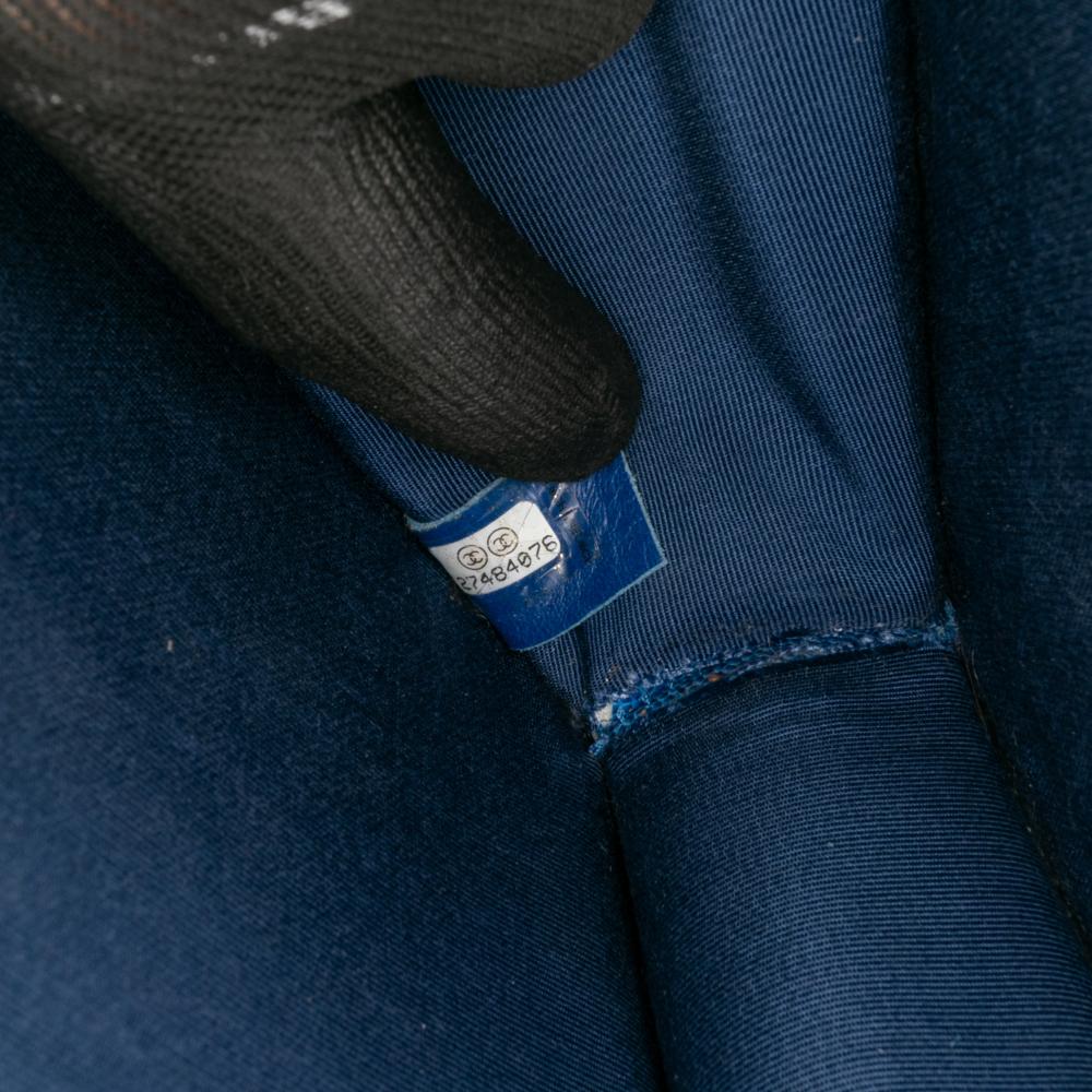 Chanel B Chanel Blue Caviar Leather Leather Medium Quilted Caviar Sunset On The Sea Flap Italy