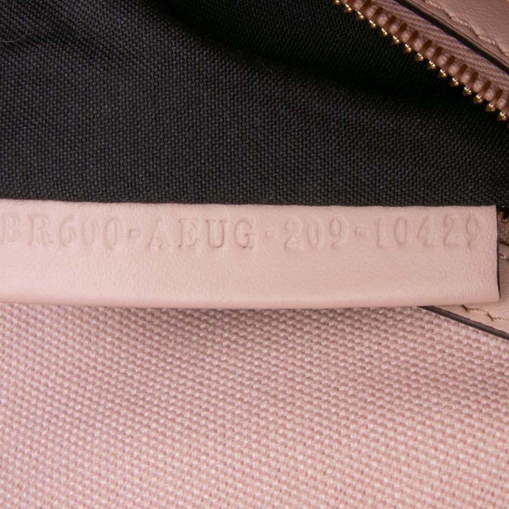Fendi B Fendi Pink Canvas Fabric Zucca Embroidered Baguette Satchel Italy