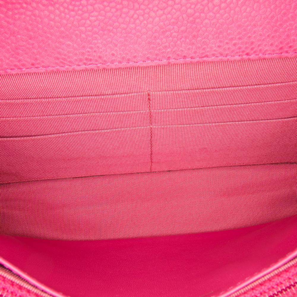 Chanel B Chanel Pink Caviar Leather Leather CC Caviar Wallet on Chain Spain