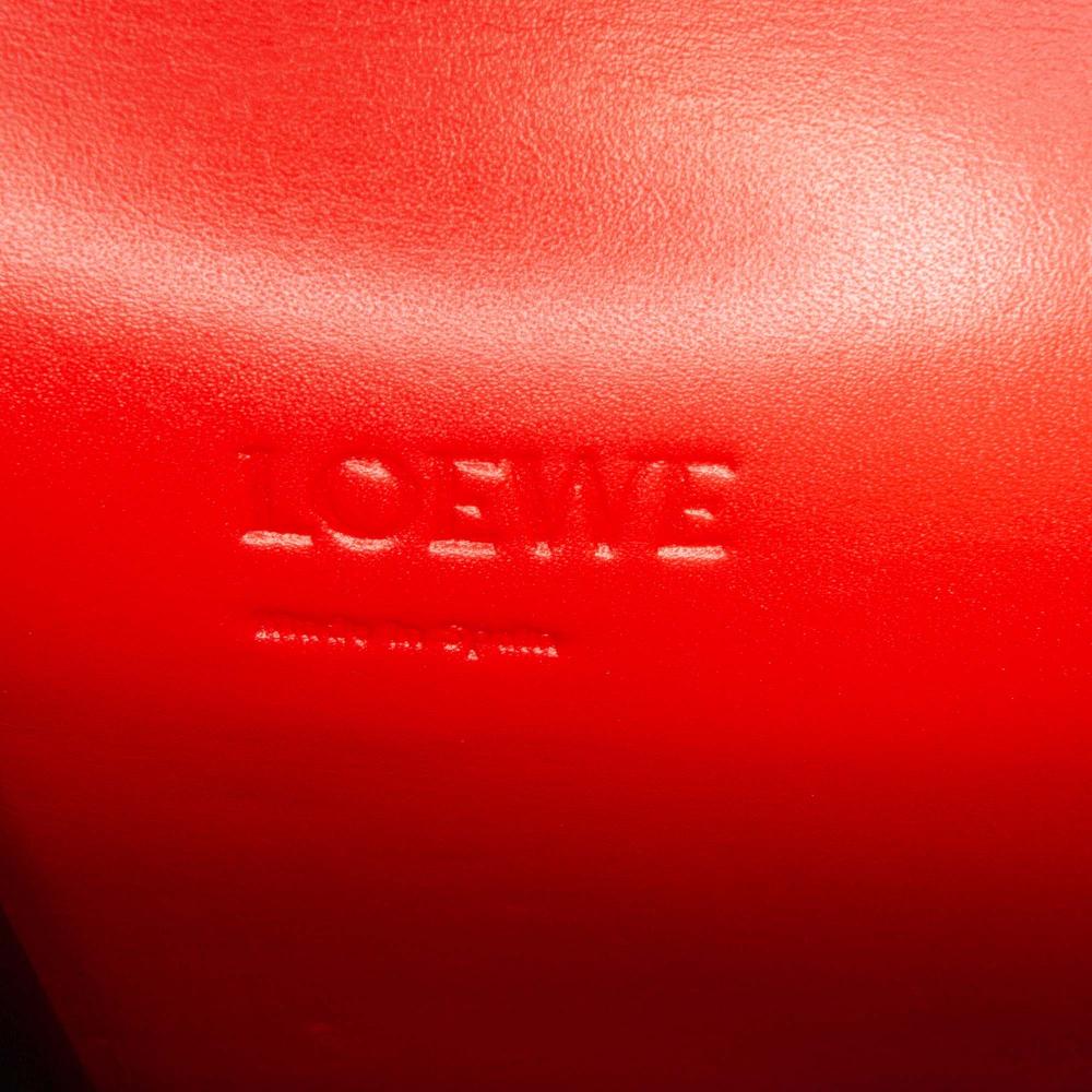 Loewe B LOEWE Red Calf Leather Medium Barcelona Crossbody Spain