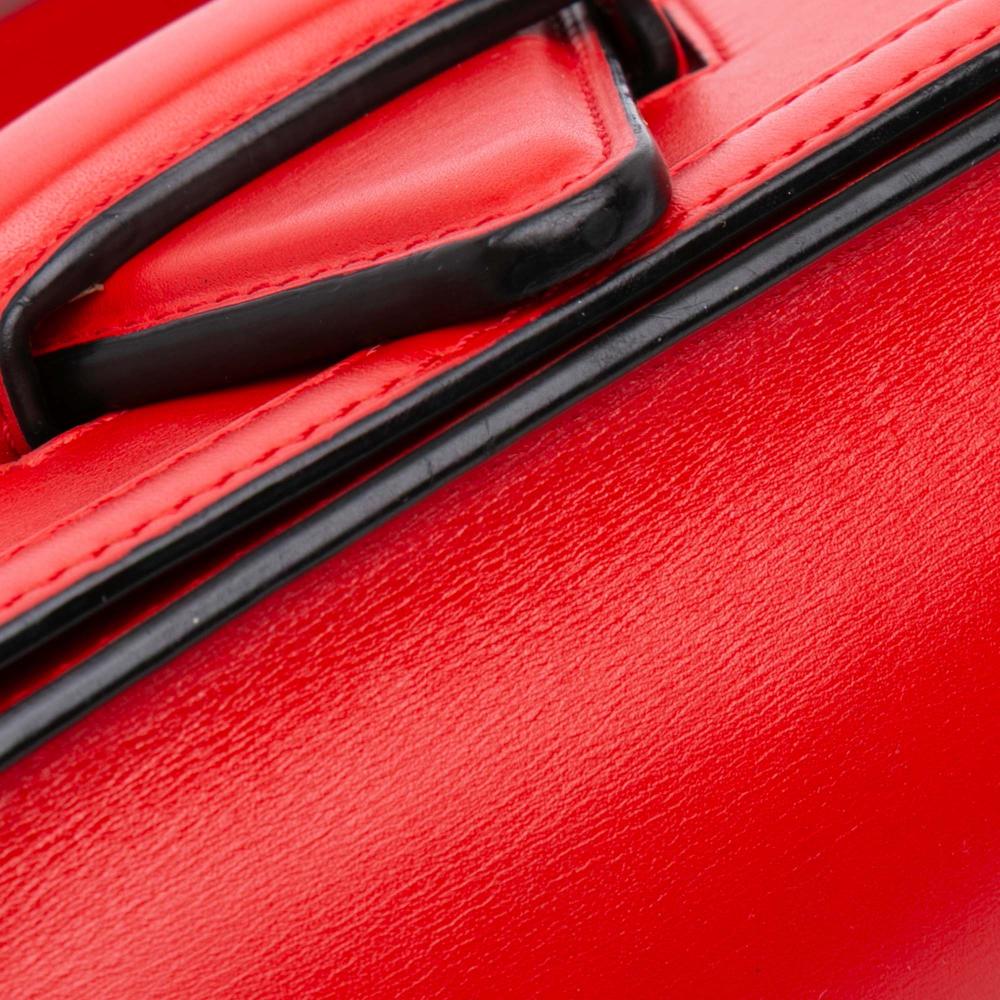 Loewe B LOEWE Red Calf Leather Medium Barcelona Crossbody Spain