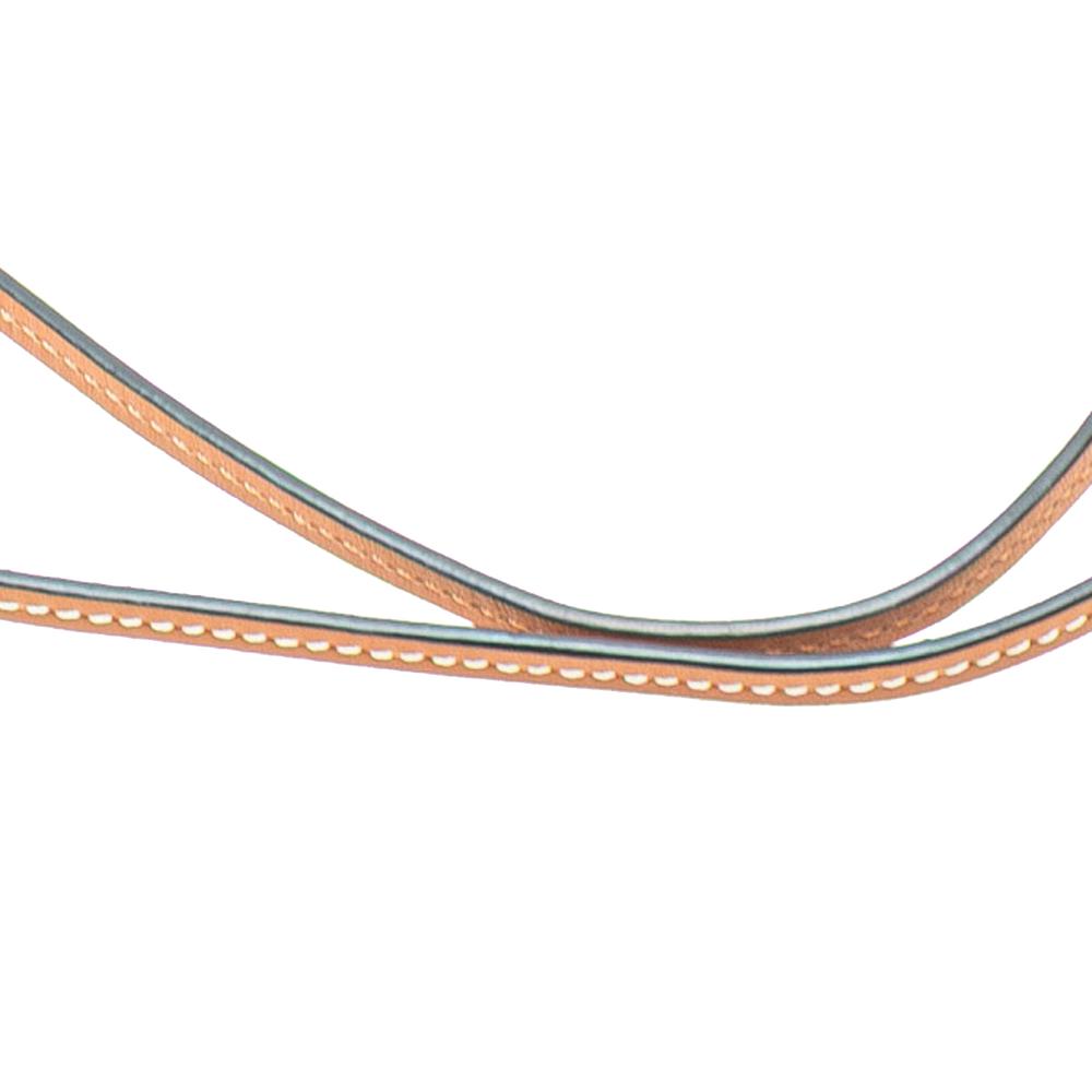 Loewe B LOEWE Brown Calf Leather Mini Soft skin Heel Pouch Spain