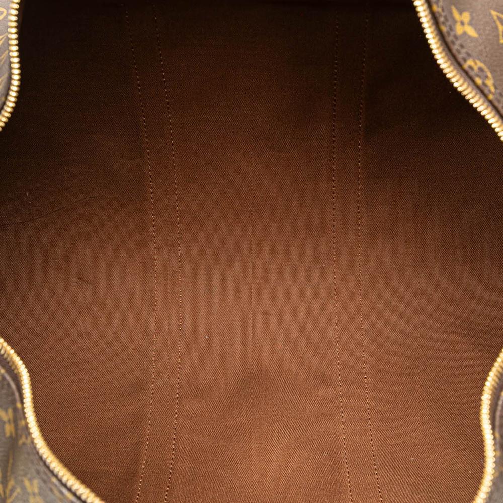 Louis Vuitton B Louis Vuitton Brown Monogram Canvas Fabric Monogram Keepall 50 France