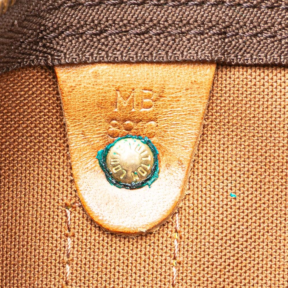 Louis Vuitton B Louis Vuitton Brown Monogram Canvas Fabric Monogram Keepall 50 France