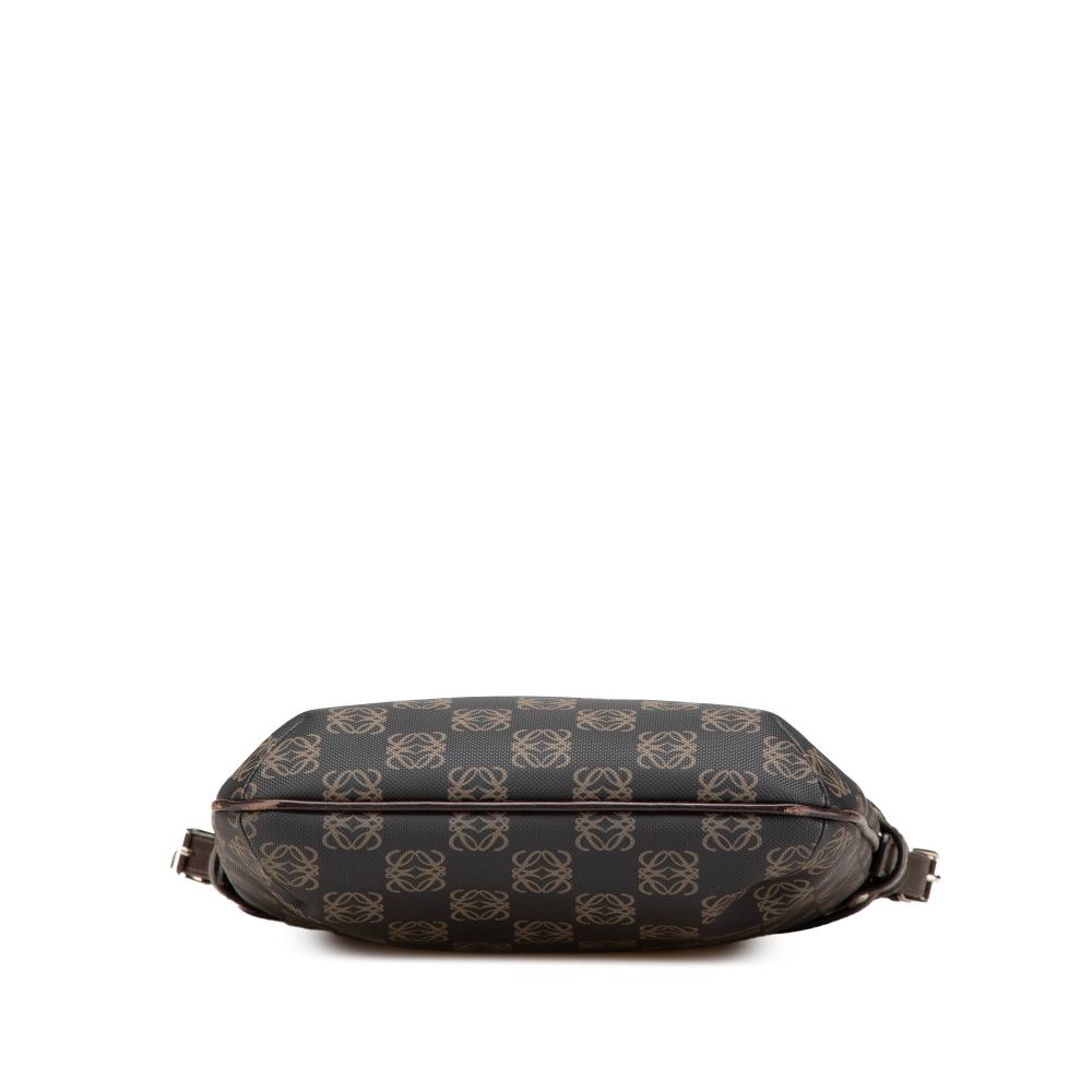 Loewe B LOEWE Brown Dark Brown Coated Canvas Fabric Anagram Crossbody China