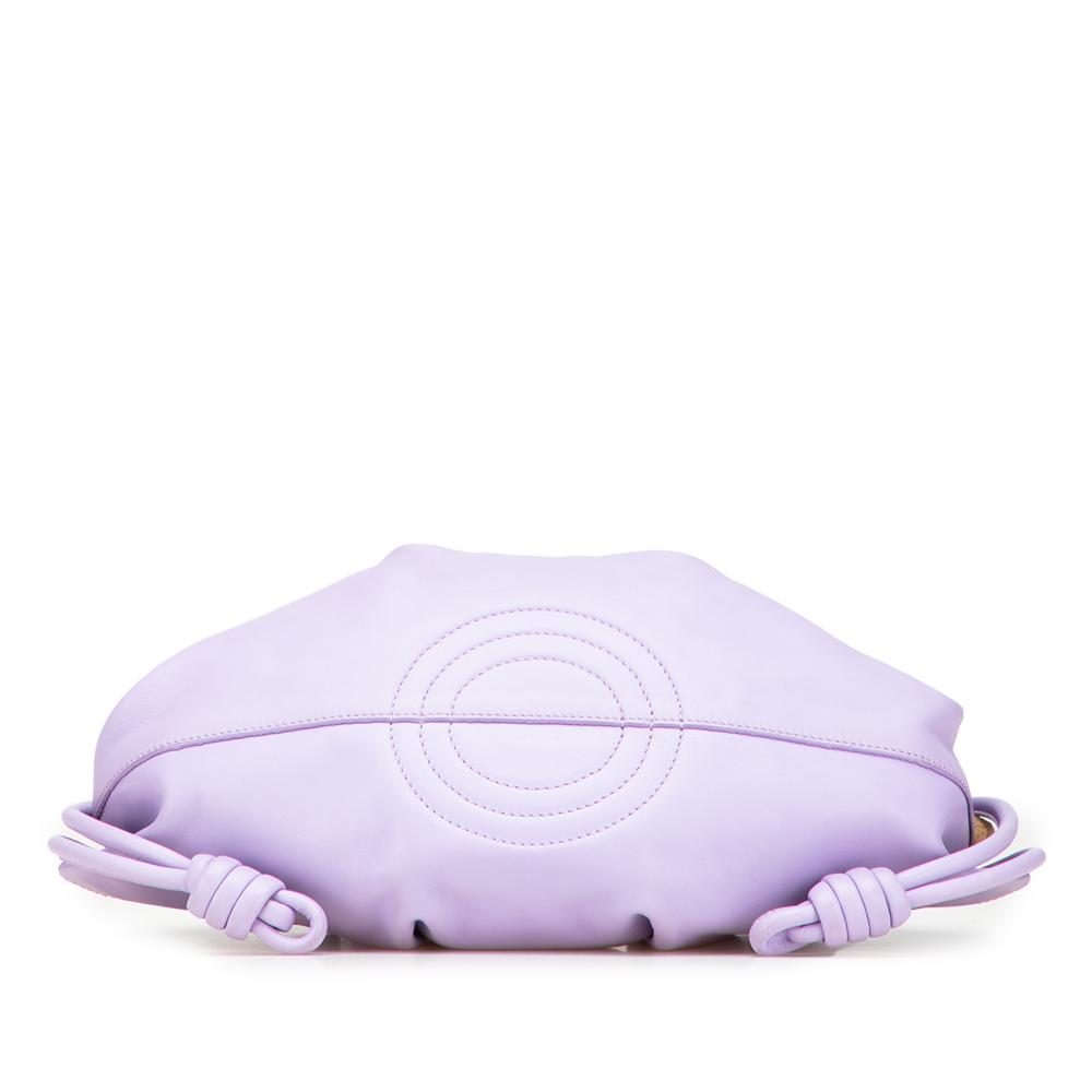 Loewe B LOEWE Purple Calf Leather Small Shiny skin Paseo Satchel Spain