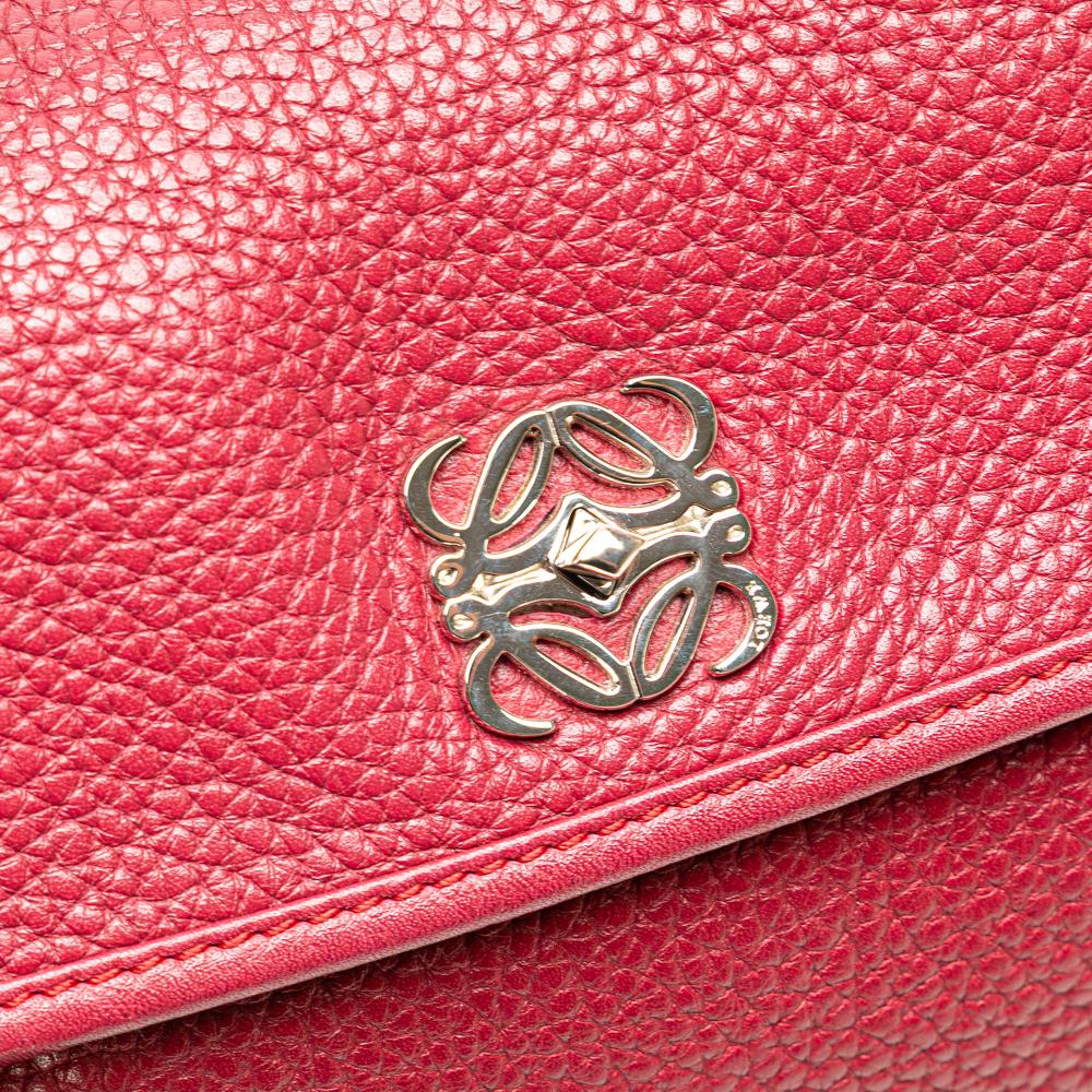 Loewe B LOEWE Red Calf Leather Alamo 28 Spain