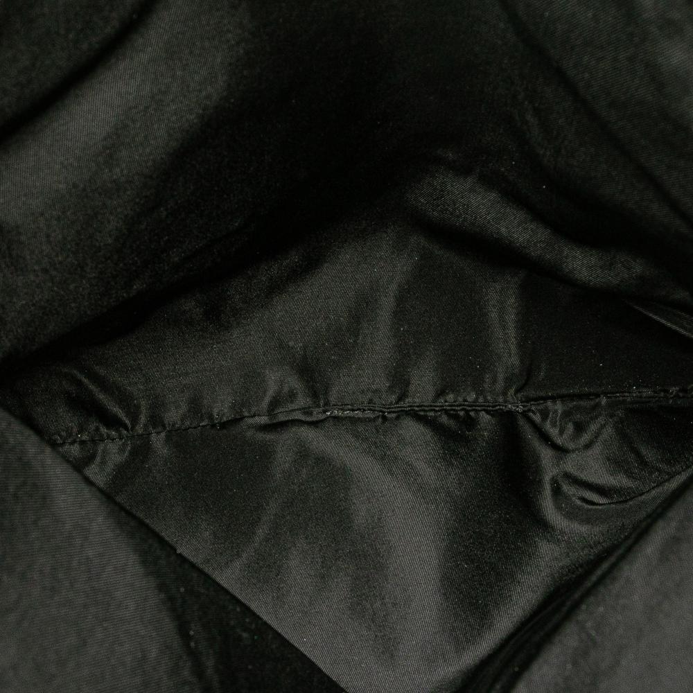 Prada B Prada Brown Light Beige with Black Canvas Fabric Vitello Trimmed Canapa Tote Italy