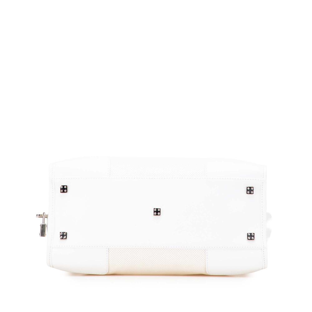 Loewe B LOEWE White Calf Leather Perforated Amazona 28 Spain