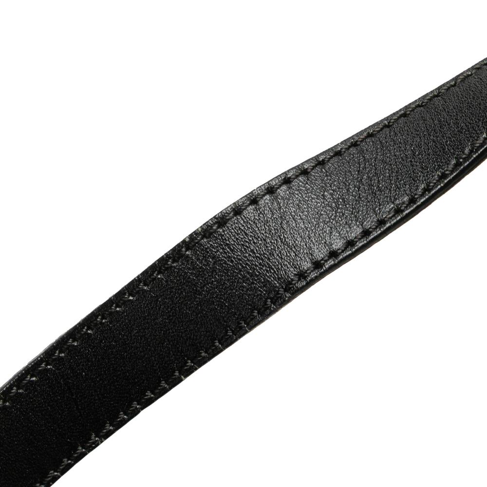 Fendi B Fendi Black Canvas Fabric Zucchino Crossbody Italy