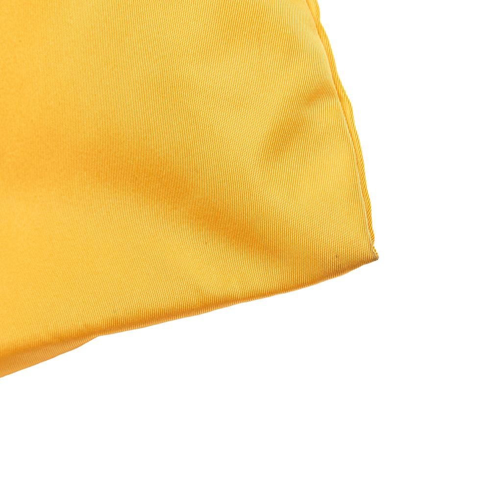 Prada B Prada Yellow Nylon Fabric Tessuto Zip Top Crossbody Italy