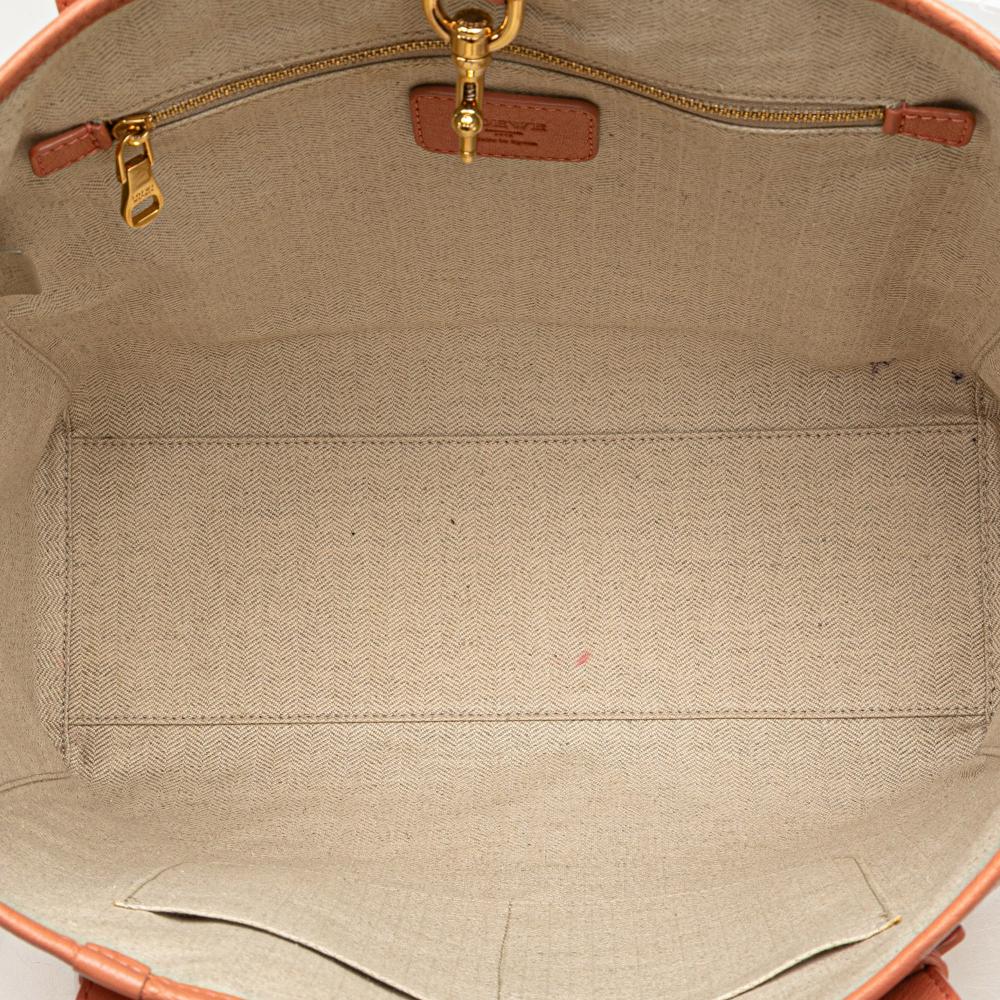 Loewe B LOEWE Pink Salmon Calf Leather Heritage Tote Spain