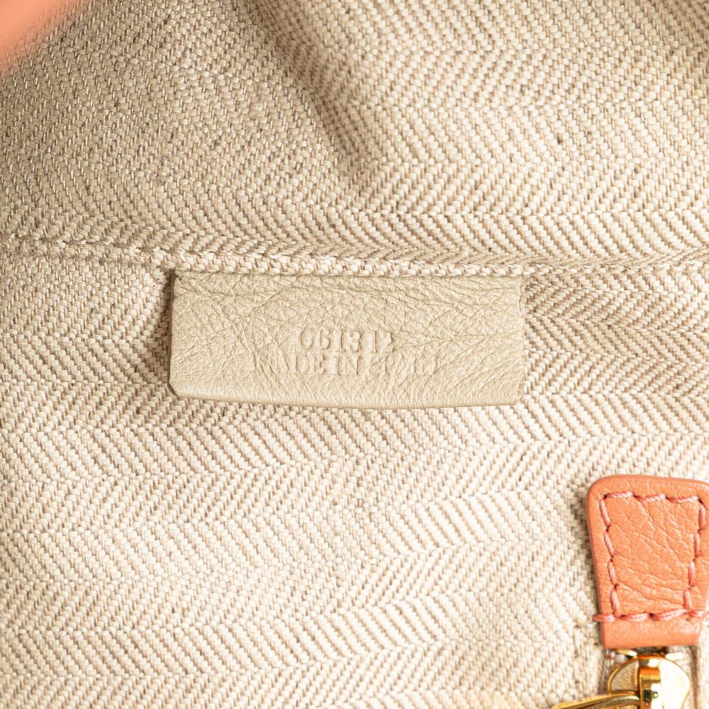 Loewe B LOEWE Pink Salmon Calf Leather Heritage Tote Spain