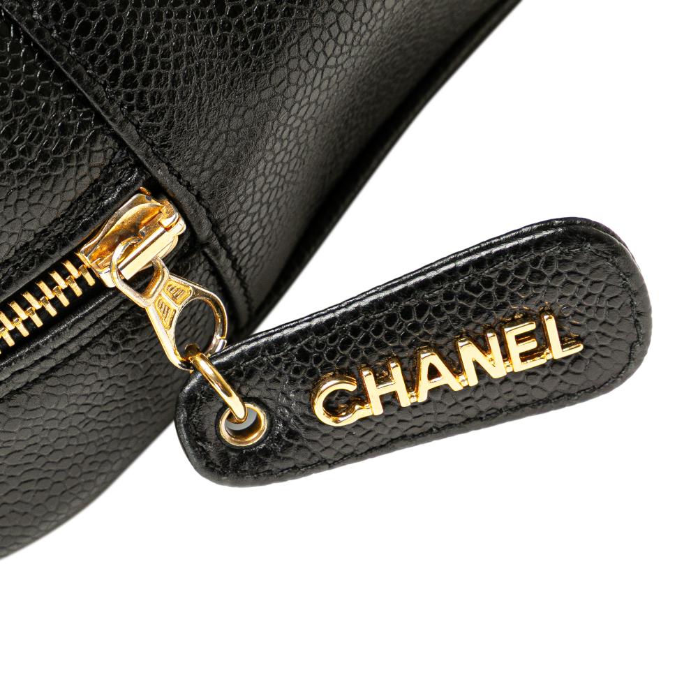 Chanel B Chanel Black Caviar Leather Leather Triple CC Caviar Shoulder Bag Italy