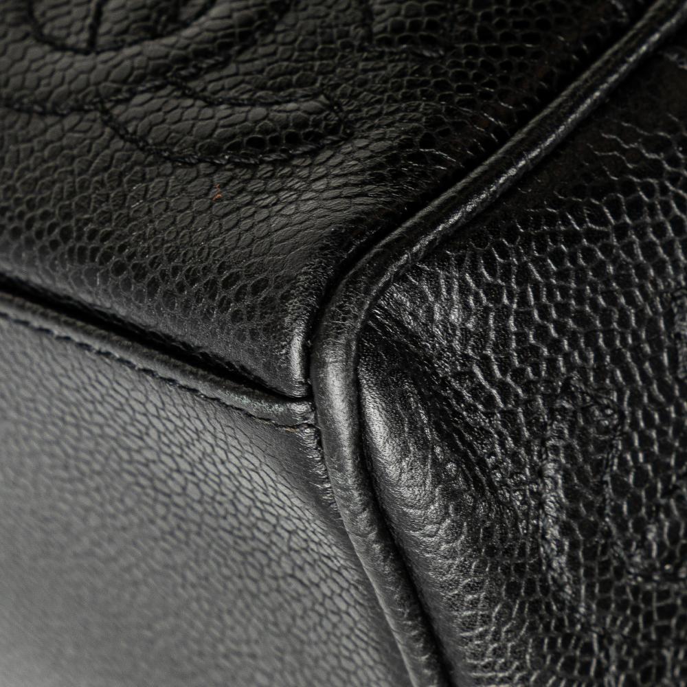 Chanel B Chanel Black Caviar Leather Leather Triple CC Caviar Shoulder Bag Italy